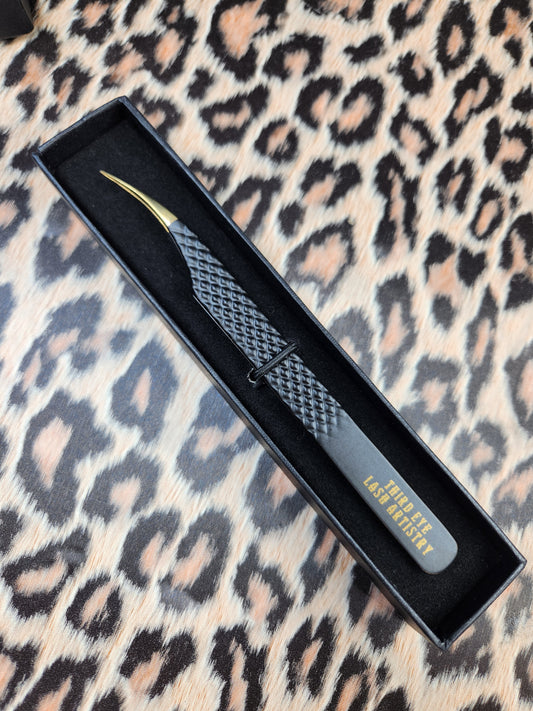 CURVED ISOLATION TWEEZER